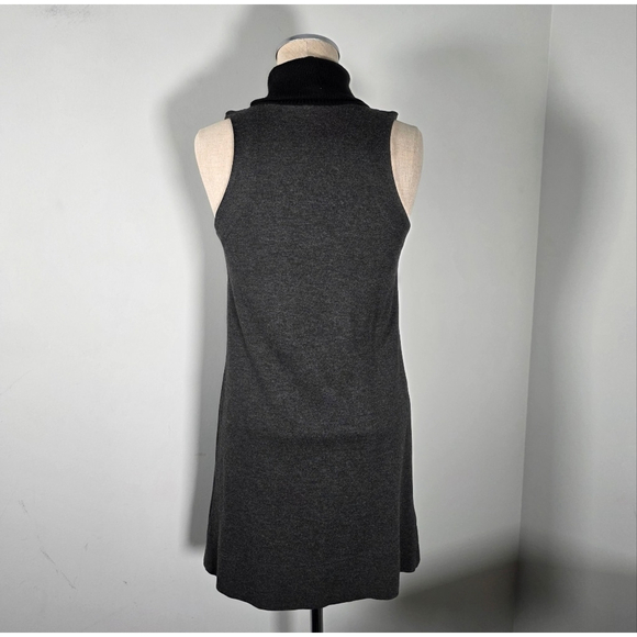 Melissa Nepton Gray Sleeveless Ruffled Mini Dress Size Small - Picture 4 of 8